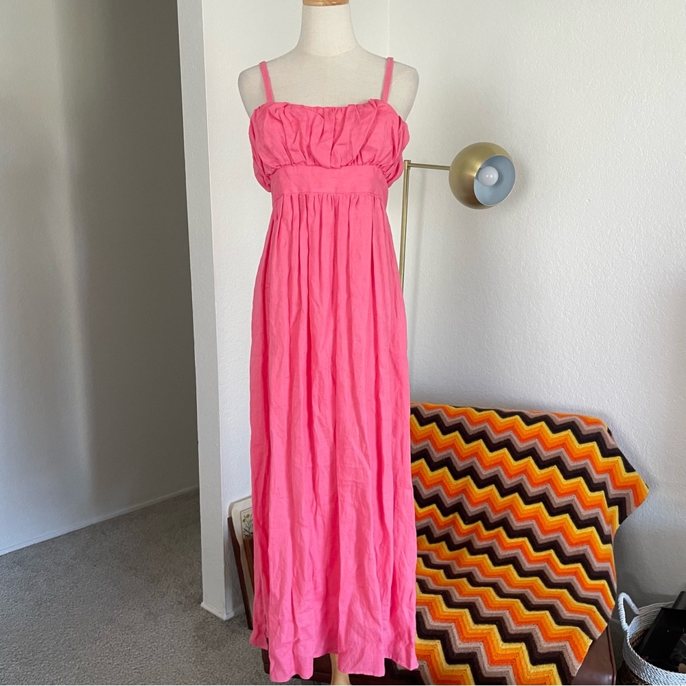 JETS Australia Linen Midi Casual Day Dress